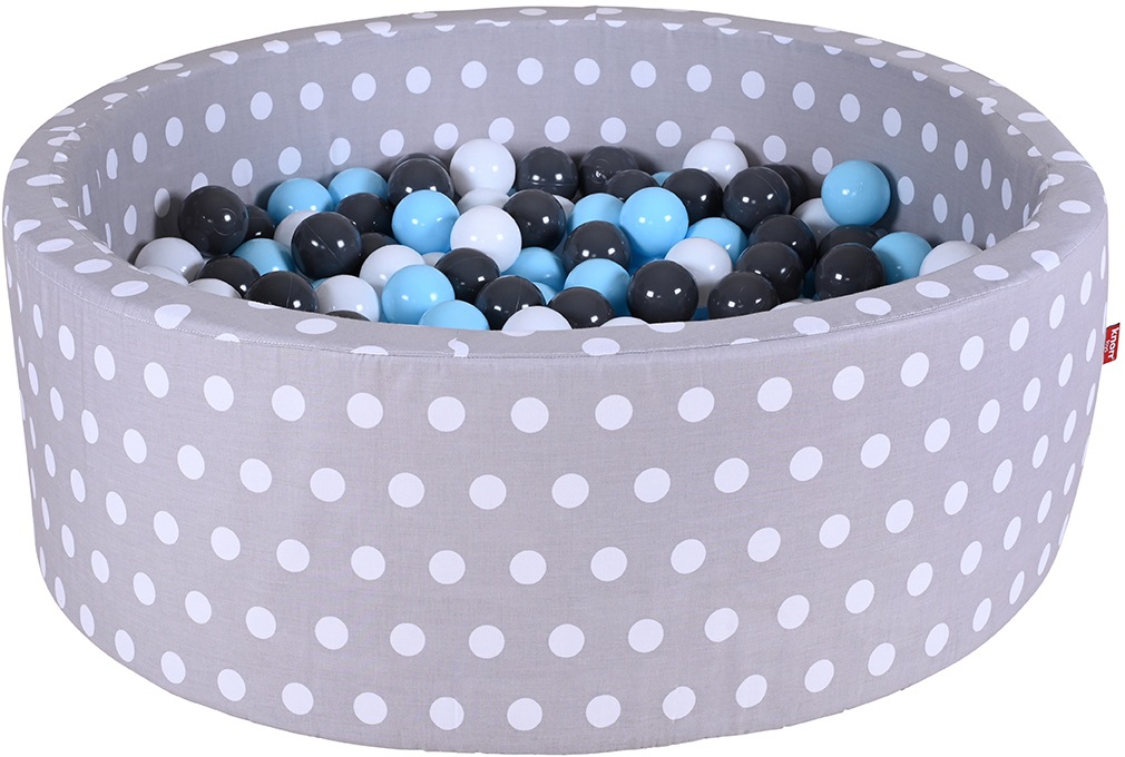 Knorrtoys® Bällebad »Soft, Grey White Dots« von Knorrtoys®