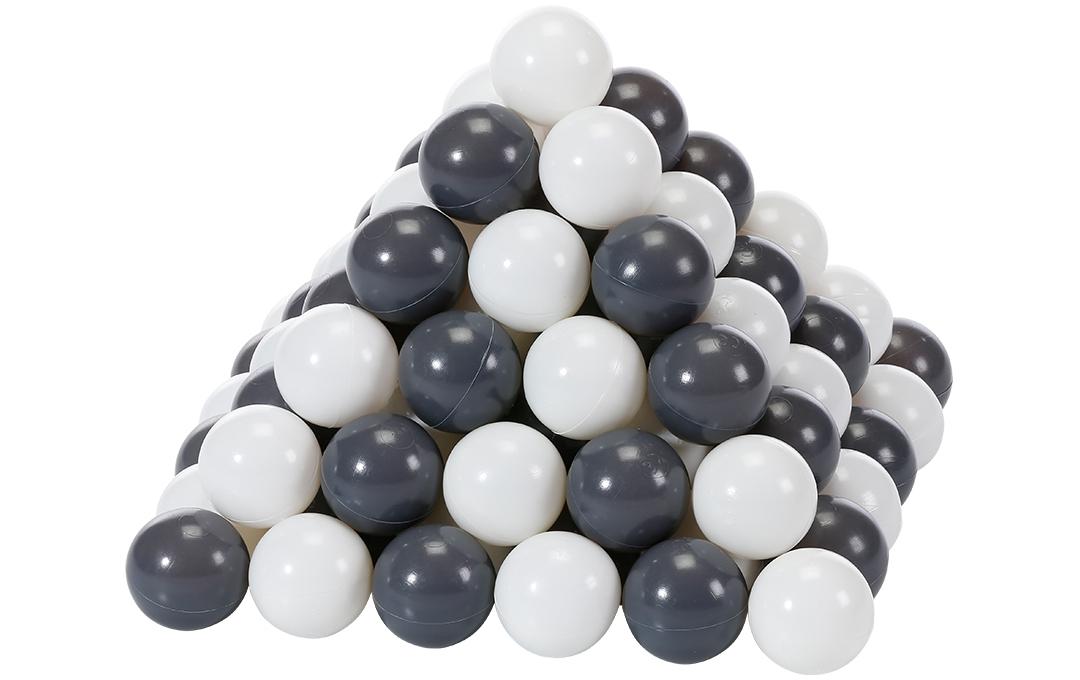 Knorrtoys® Bällebad »cm - 100 balls grey/creme« von Knorrtoys®