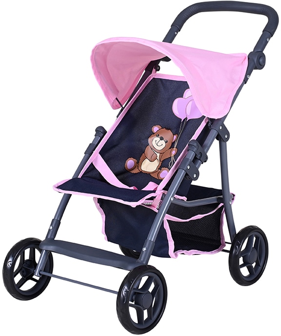 Knorrtoys® Puppenbuggy »Liba - Navy Pink Bear« von Knorrtoys®