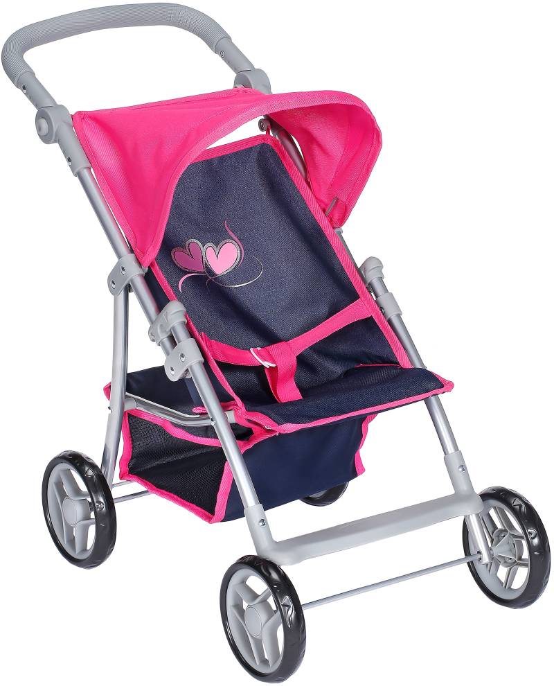 Knorrtoys® Puppenbuggy »Liba - Flying Hearts Blue« von Knorrtoys®