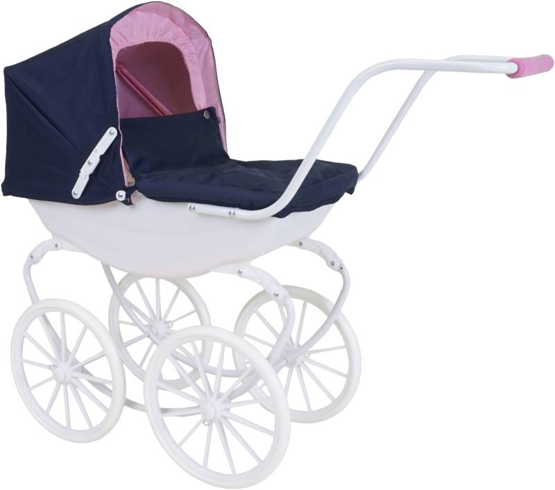 Knorrtoys® Puppenwagen »Classic - Princess Navy Blue Rose« von Knorrtoys®