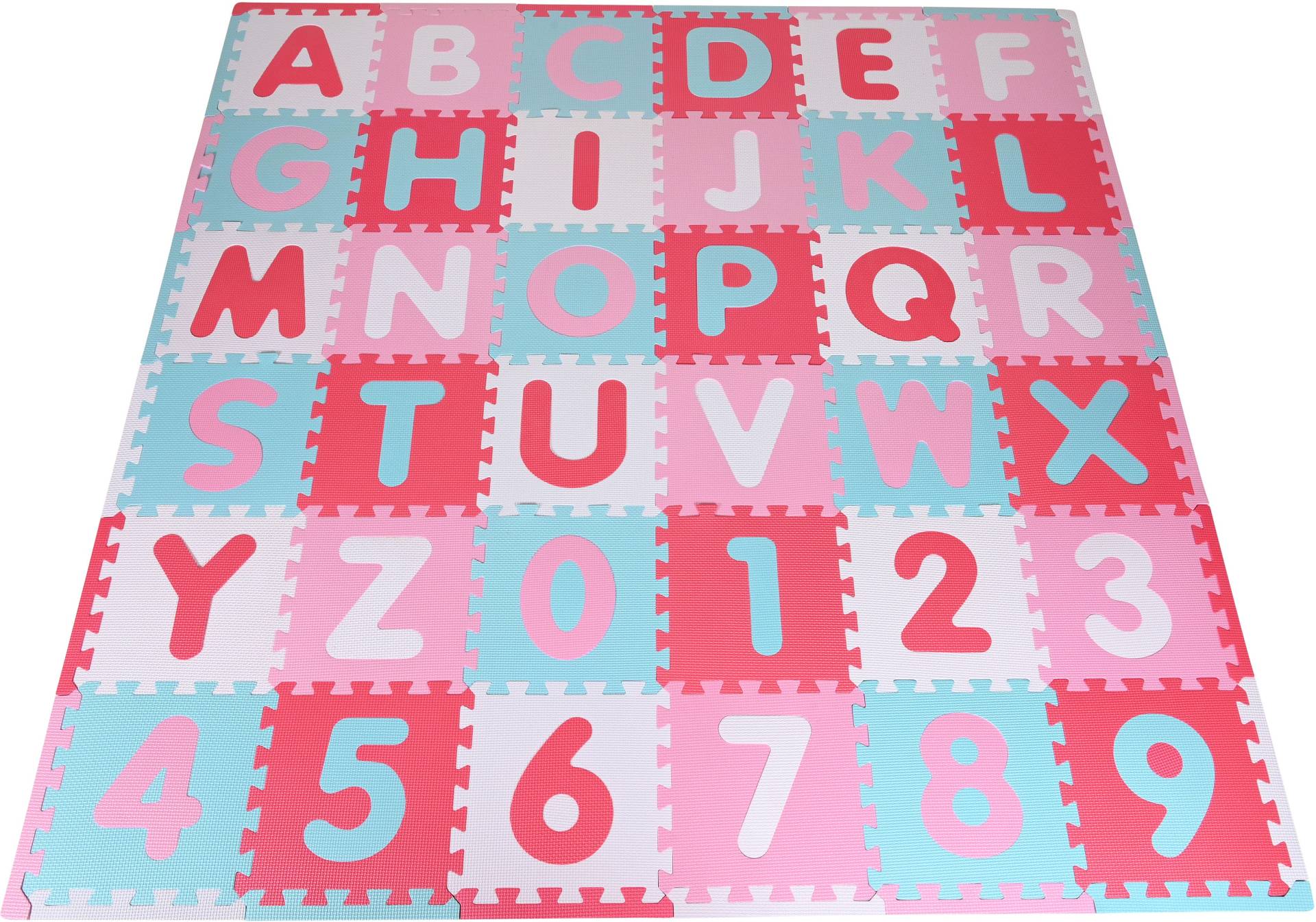 Knorrtoys® Puzzle »Alphabet + Zahlen, Pink-rosa« von Knorrtoys®