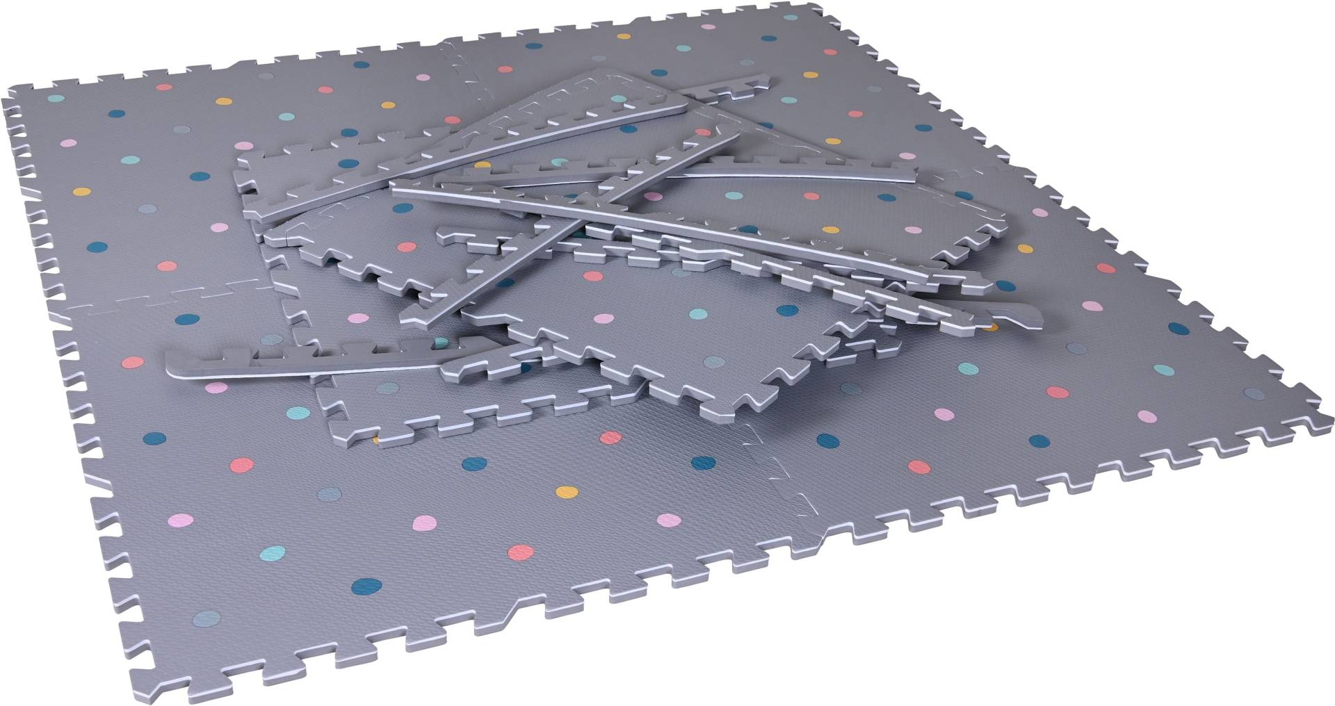 Knorrtoys® Puzzle »Softteppich Matte, grau bunt« von Knorrtoys®