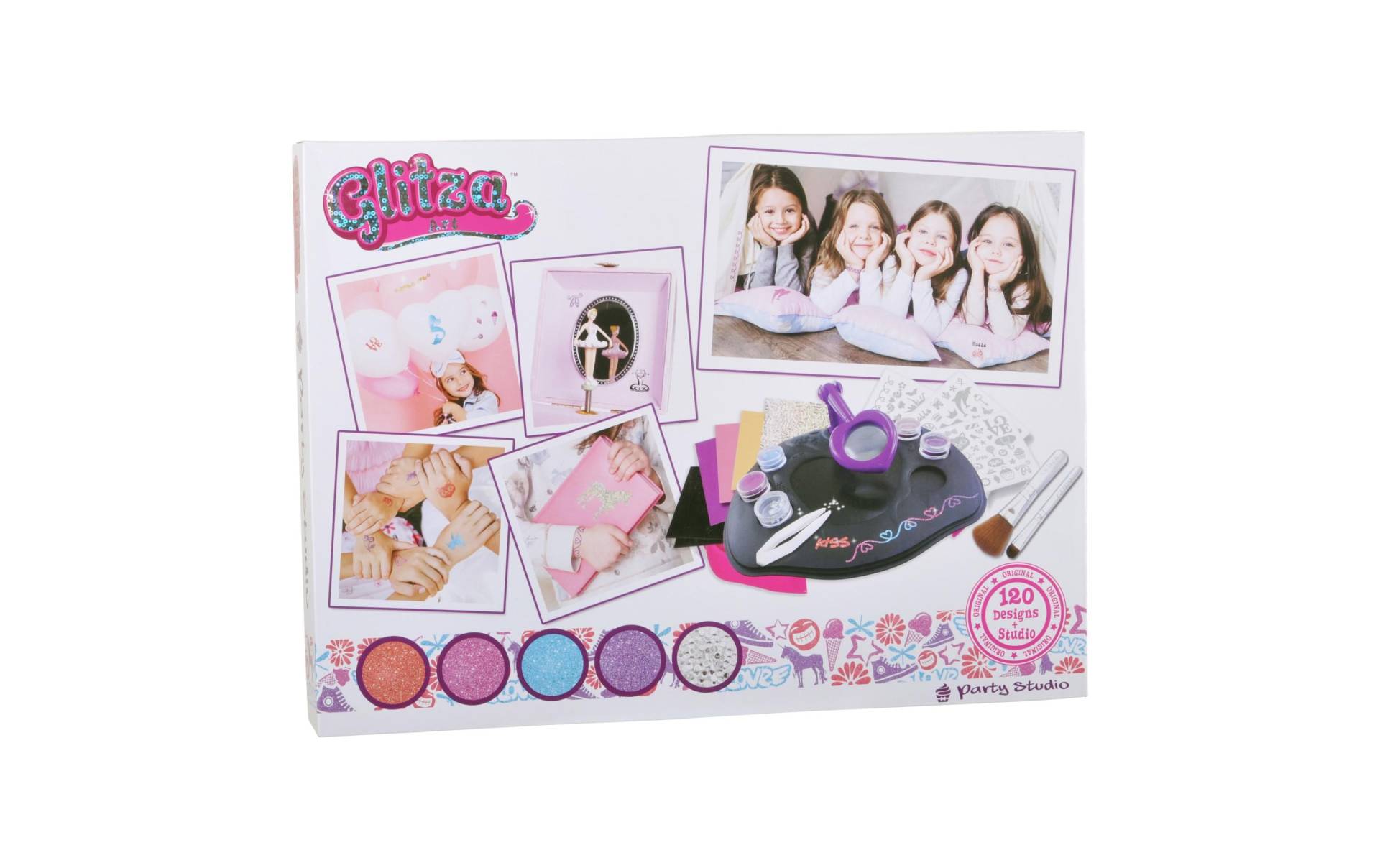 Knorrtoys® Schmuck-Tattoo »GLITZA Party Studio mit 120 Tattoos«, (Set) von Knorrtoys®