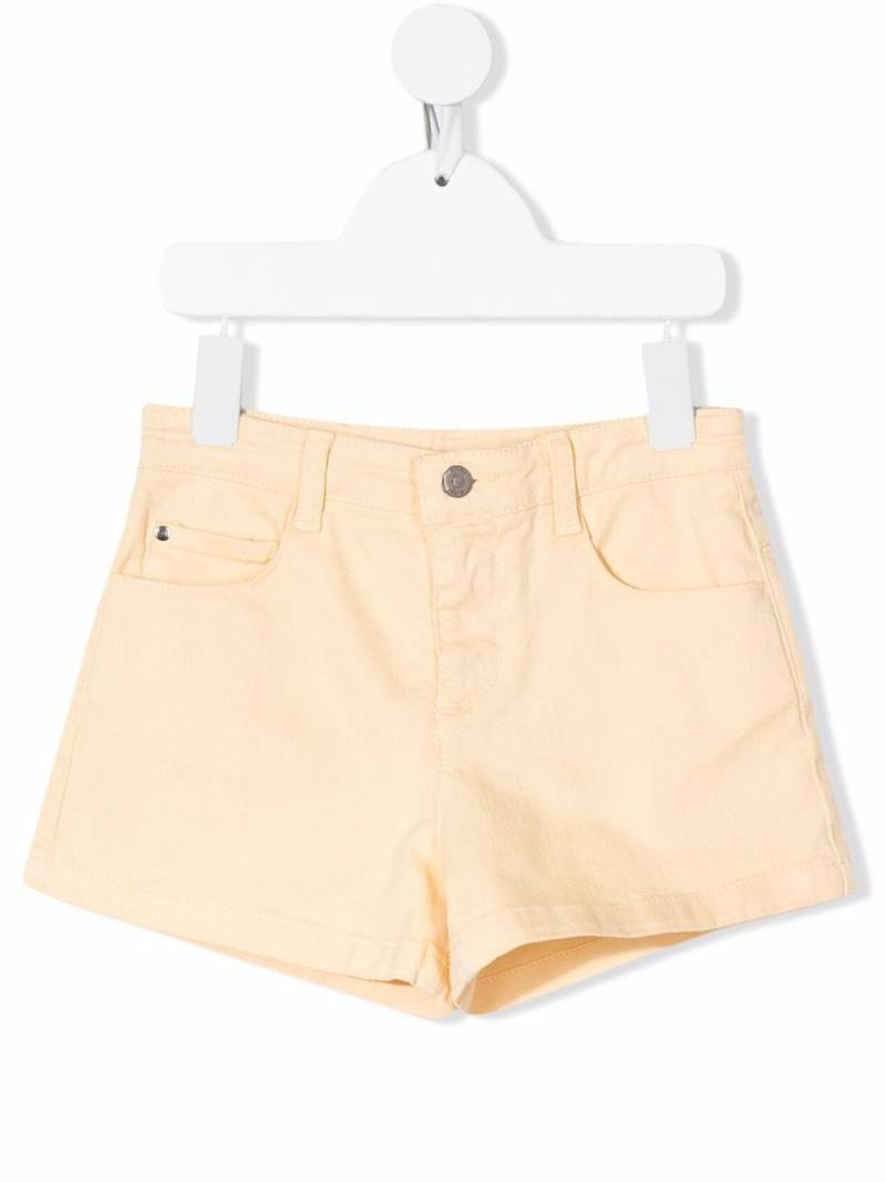 Knot Barbara twill denim shorts - Yellow von Knot