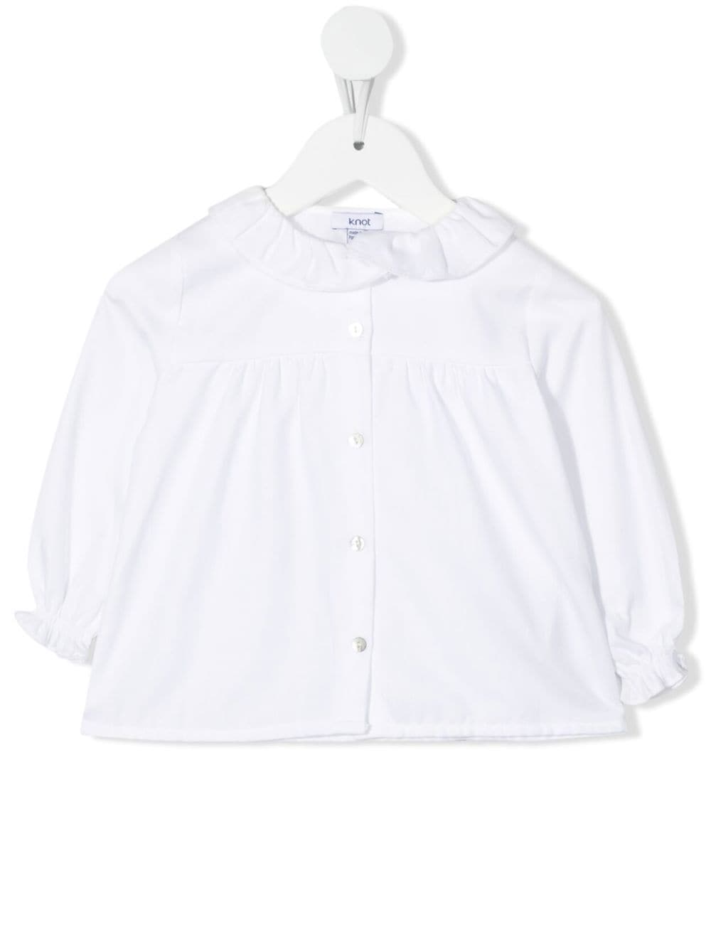 Knot Breeze long-sleeved blouse - White von Knot
