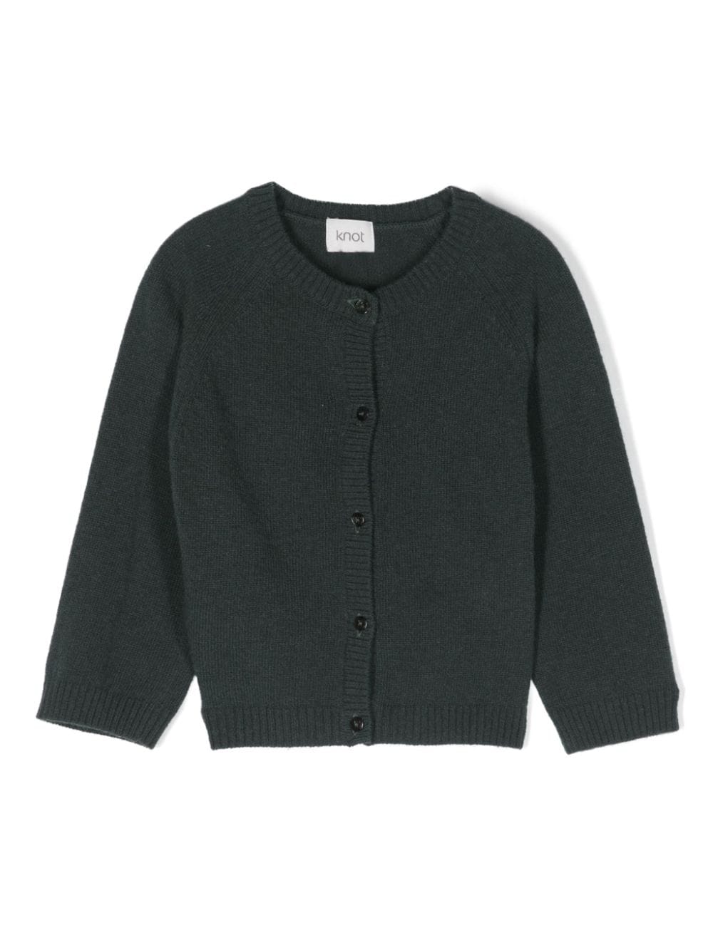 Knot Filippa merino cardigan - Green von Knot