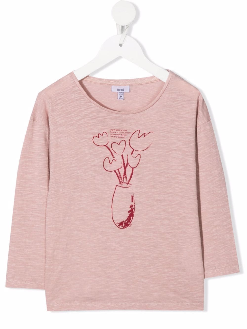 Knot Garden Shed longsleeved T-shirt - Pink von Knot