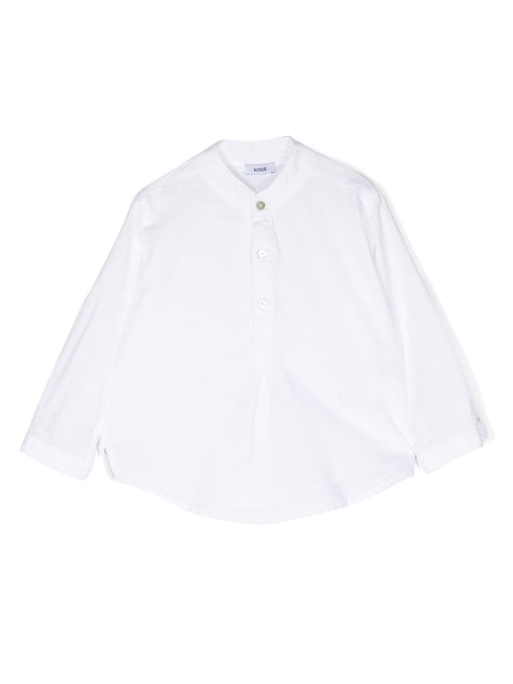 Knot Gasper long sleeve shirt - White von Knot