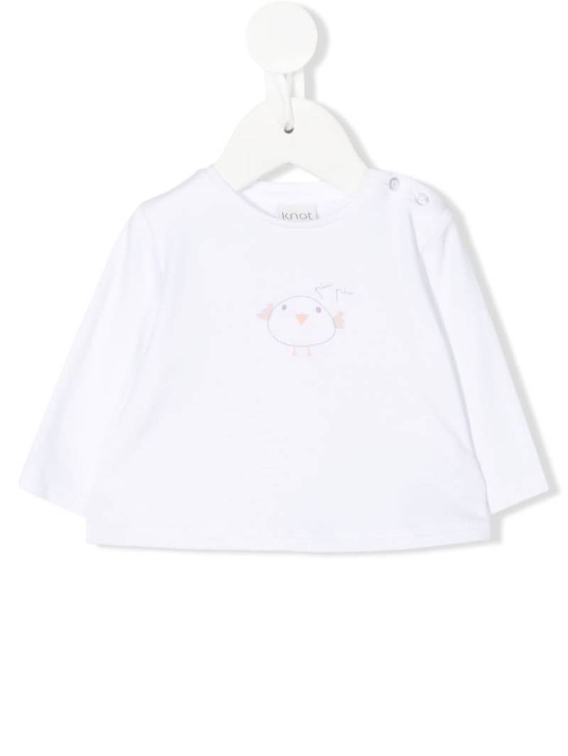 Knot Piu Piu T-shirt - White von Knot