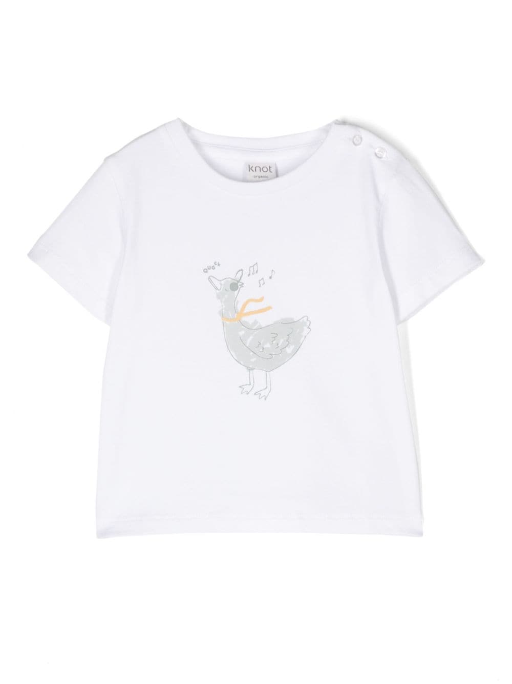 Knot Quack short-sleeve T-shirt - White von Knot