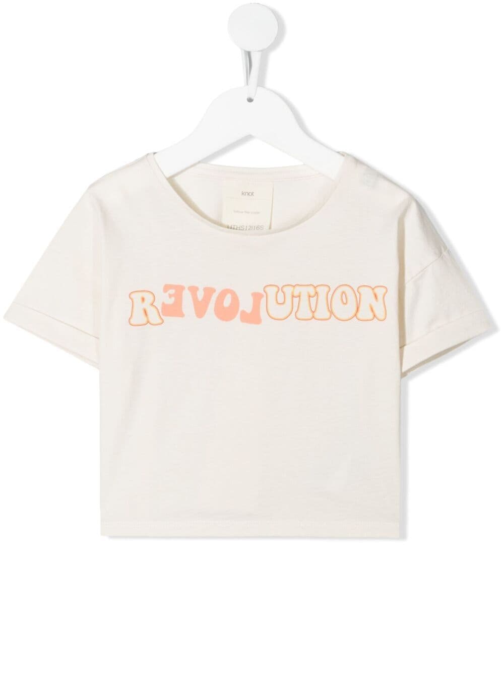 Knot R(evol)ution cropped T-shirt - Neutrals von Knot