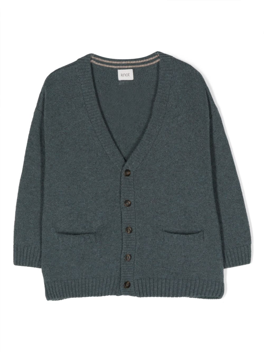 Knot Salvador V-neck cardigan - Blue von Knot