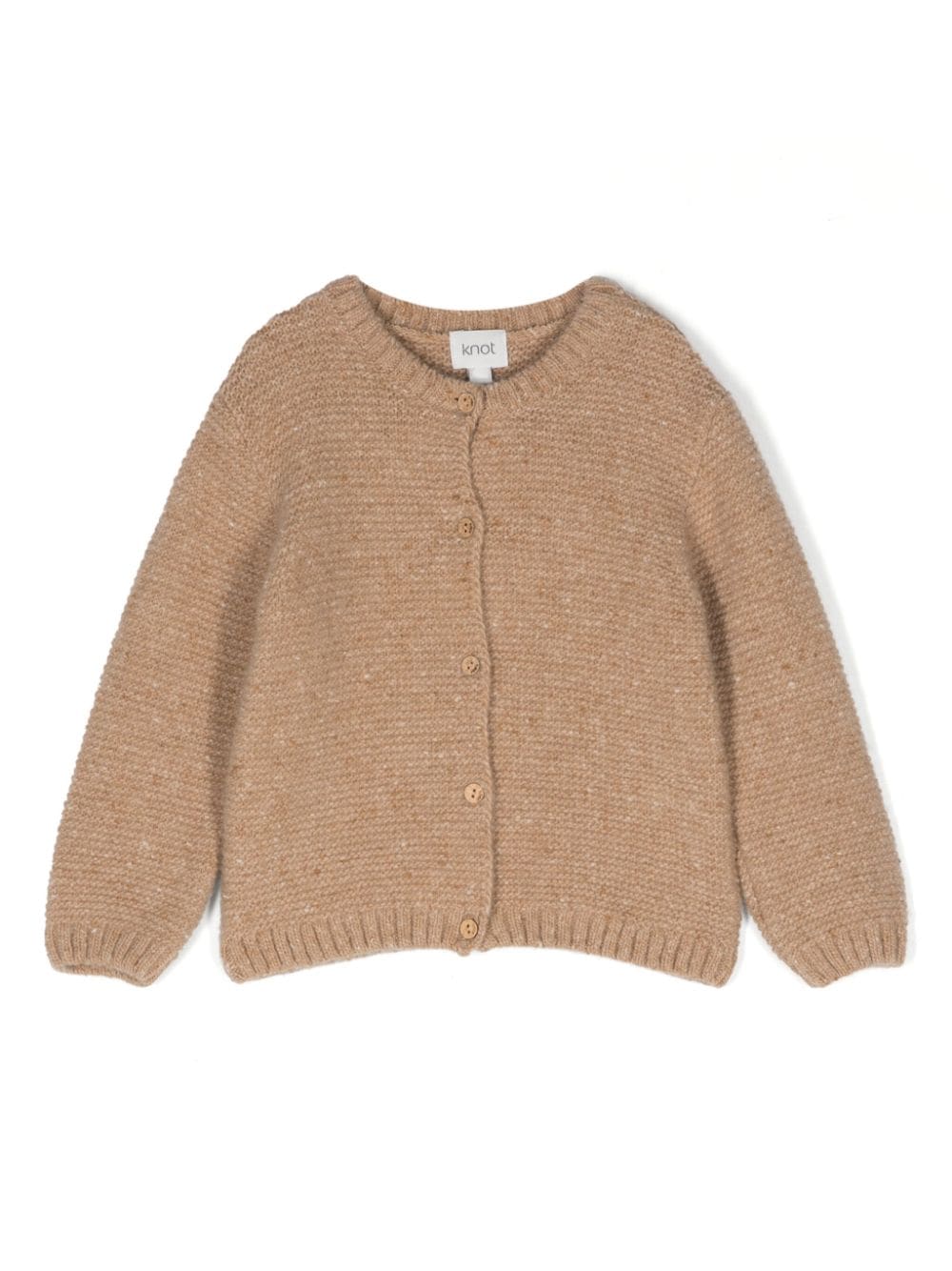 Knot Samantha speckle-knit cardigan - Brown von Knot