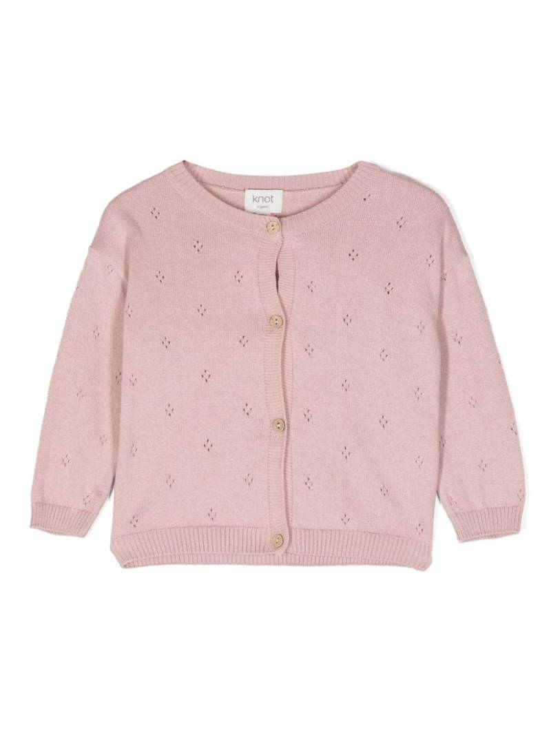 Knot Sophie knitted cardigan - Pink von Knot