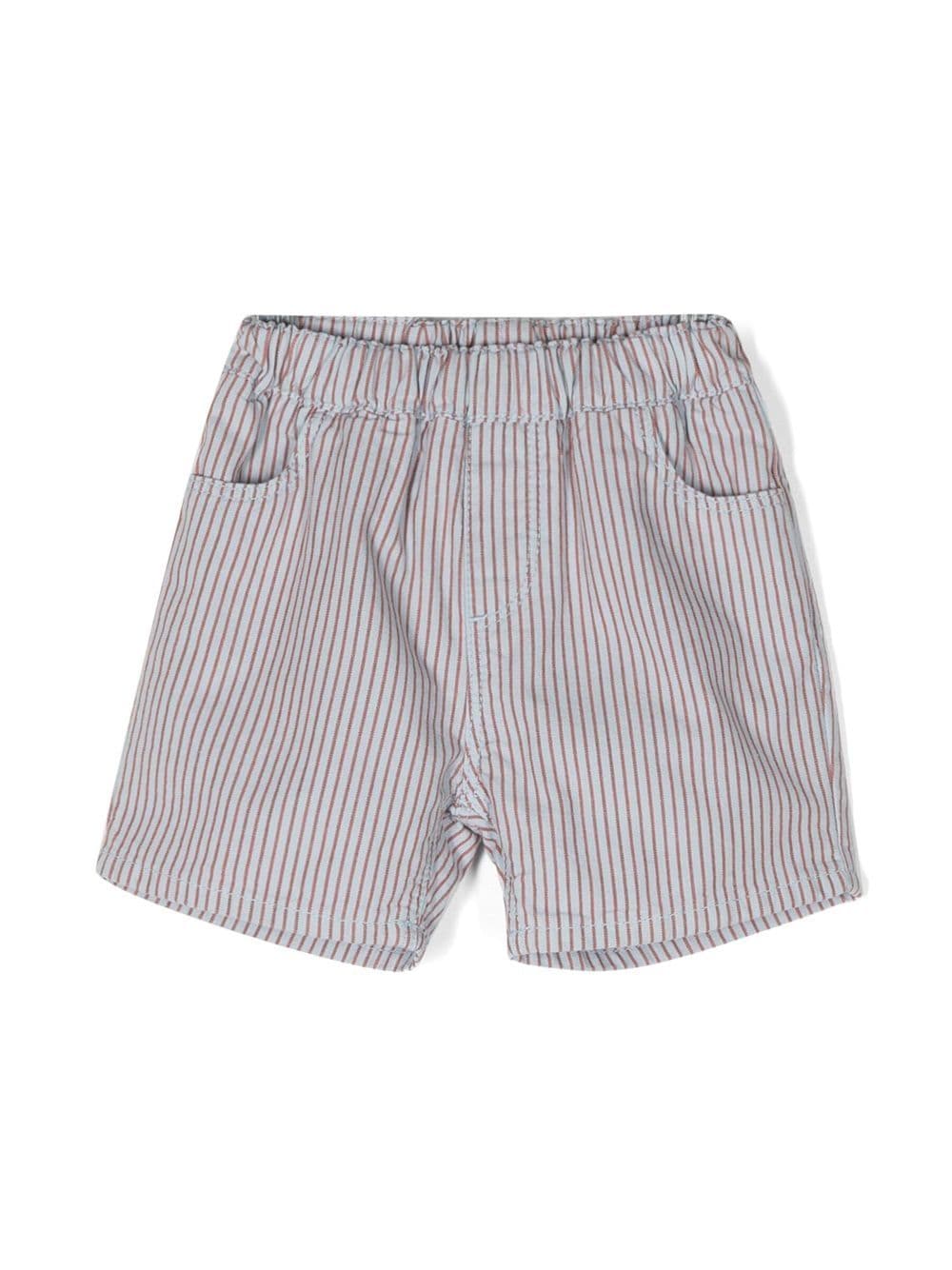 Knot Spike striped shorts - Blue von Knot