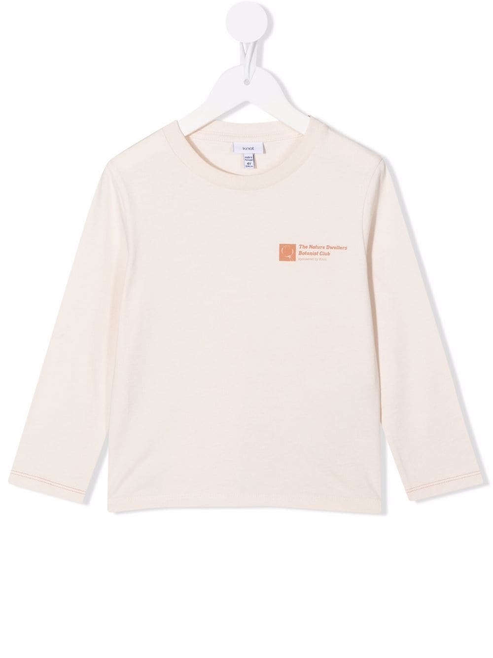 Knot graphic-print organic-cotton sweatshirt - Neutrals von Knot
