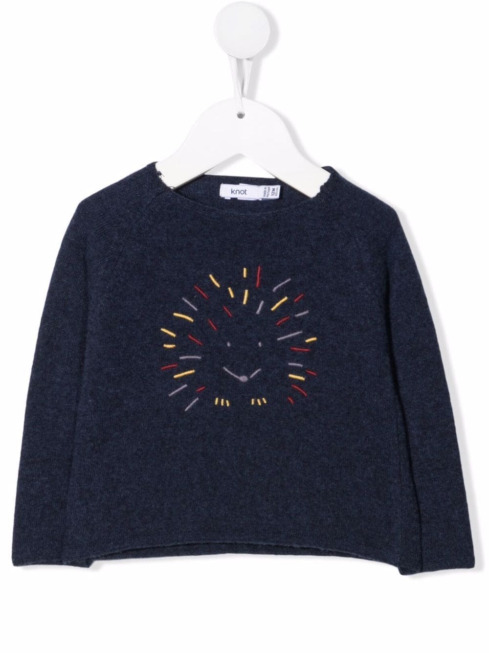 Knot hedgehog print jumper - Blue von Knot