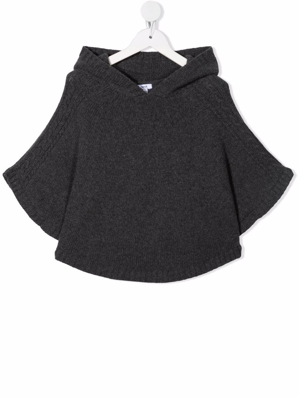 Knot hooded cashmere jumper - Grey von Knot