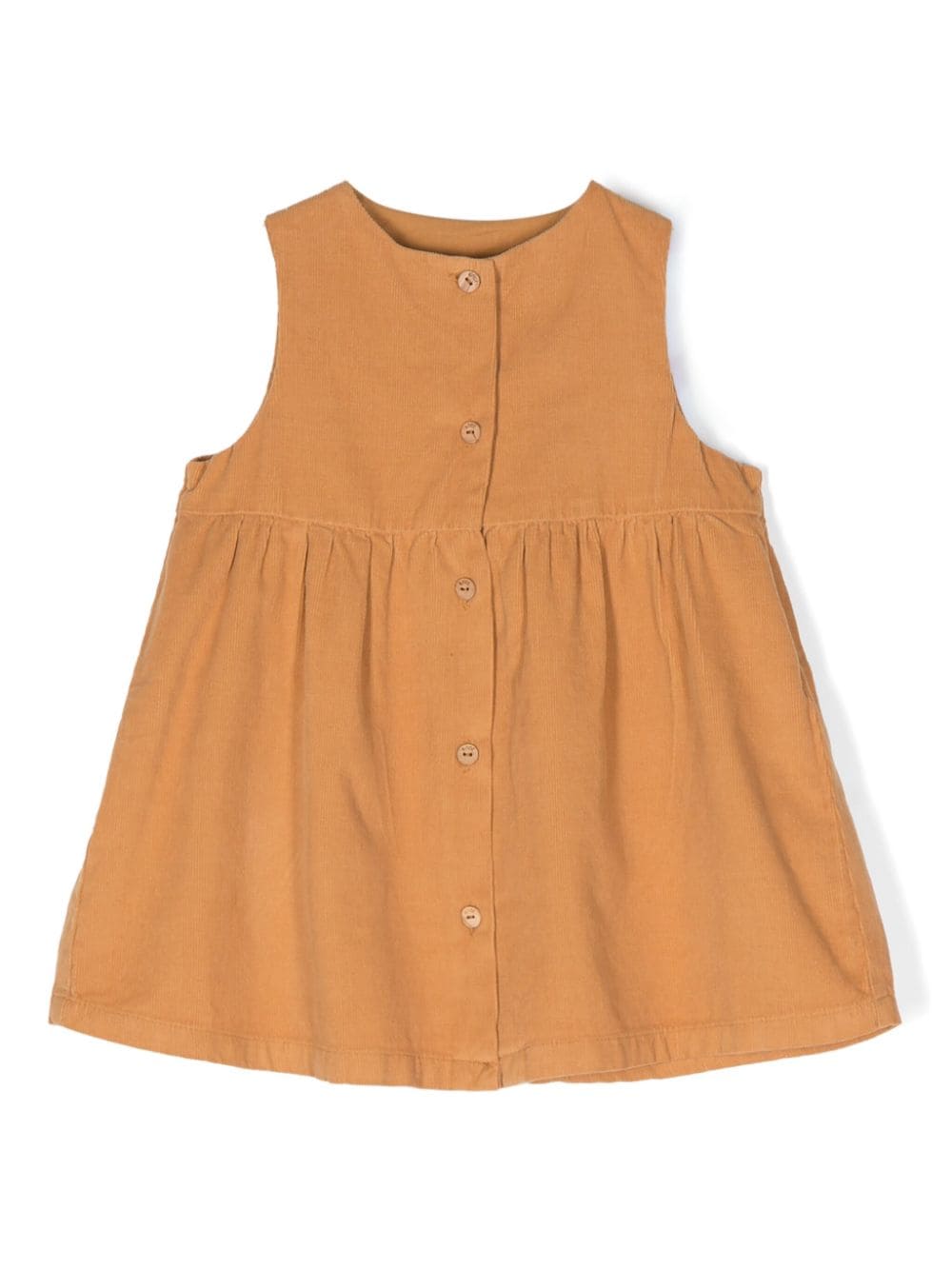 Knot round-neck cotton dress - Orange von Knot