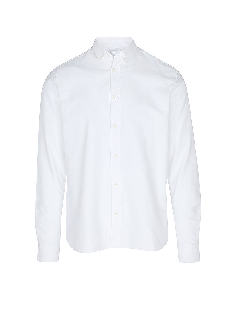 KNOWLEDGE COTTON APPAREL Hemd Regular Fit HARALD weiss | XL von Knowledge Cotton Apparel