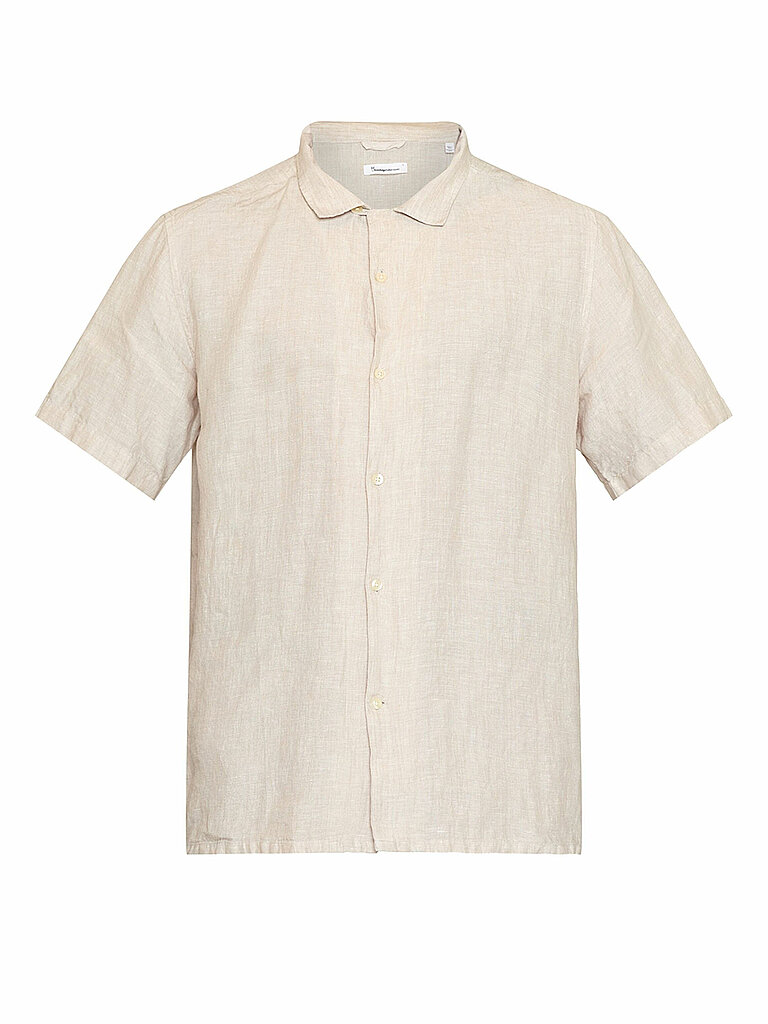 KNOWLEDGE COTTON APPAREL Leinenhemd beige | M KNOWLEDGE COTTON APPAREL Leinenhemd beige | M von Knowledge Cotton Apparel