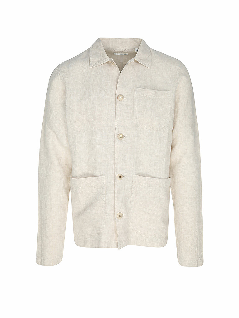 KNOWLEDGE COTTON APPAREL Overshirt beige | M KNOWLEDGE COTTON APPAREL Overshirt beige | M von Knowledge Cotton Apparel