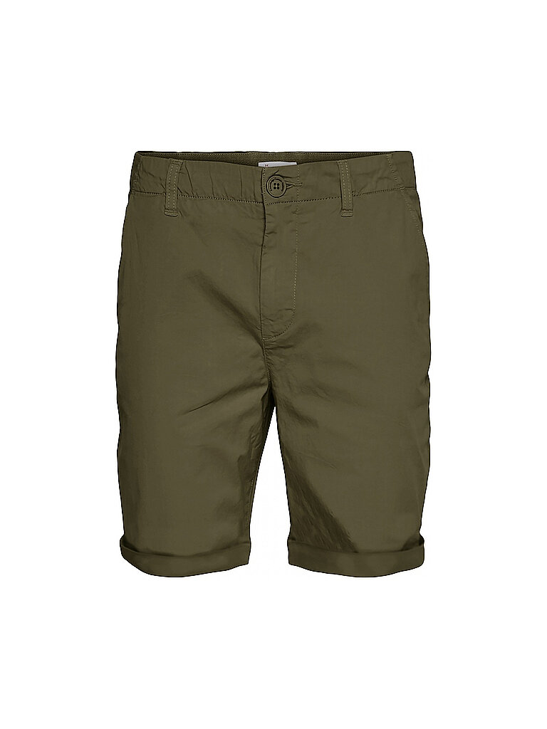 KNOWLEDGE COTTON APPAREL Shorts CHUCK olive | 36 von Knowledge Cotton Apparel