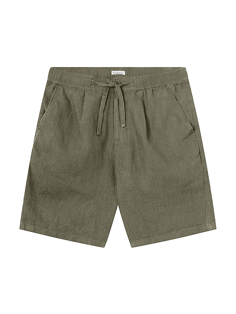 KNOWLEDGE COTTON APPAREL Shorts FIG  olive | XL von Knowledge Cotton Apparel
