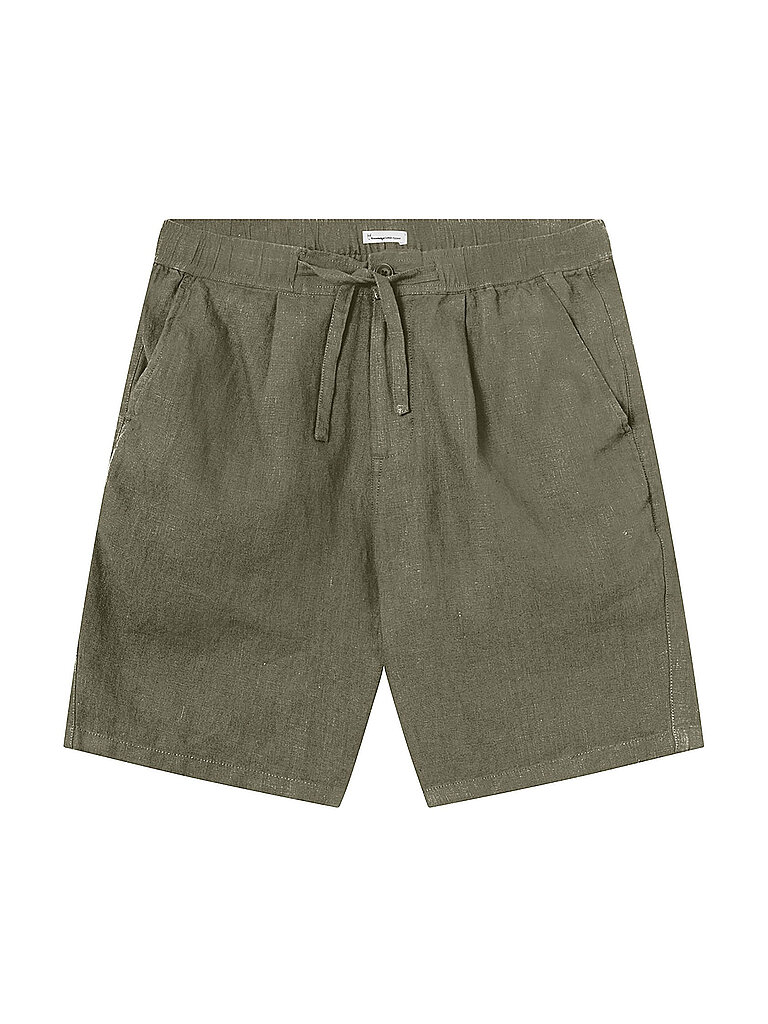 KNOWLEDGE COTTON APPAREL Shorts FIG  olive | XS von Knowledge Cotton Apparel