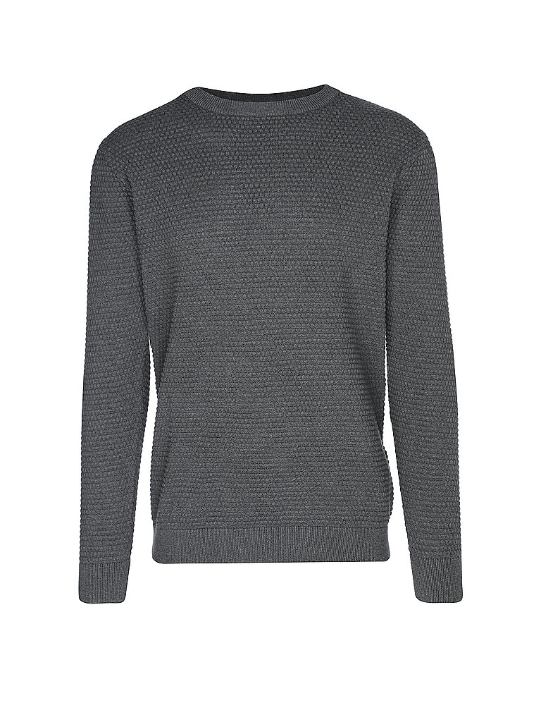 KNOWLEDGE COTTON APPAREL Sweater VAGN grau | M von Knowledge Cotton Apparel