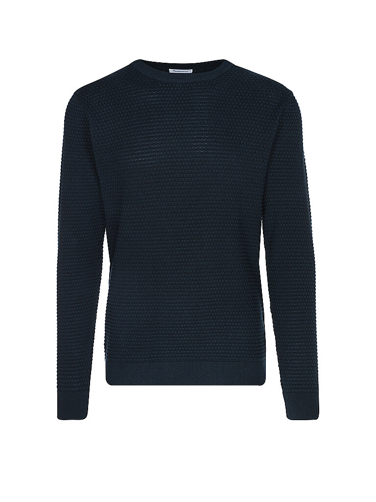 KNOWLEDGE COTTON APPAREL Sweater VAGN schwarz | L von Knowledge Cotton Apparel