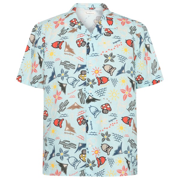 KnowledgeCotton Apparel - Box S/S AOP Linen Shirt - Hemd Gr XL grau KnowledgeCotton Apparel - Box S/S AOP Linen Shirt - Hemd Gr XL grau von KnowledgeCotton Apparel