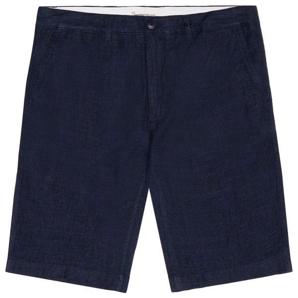 KnowledgeCotton Apparel - Chuck Regular Linen Shorts - Shorts Gr 28 blau von KnowledgeCotton Apparel