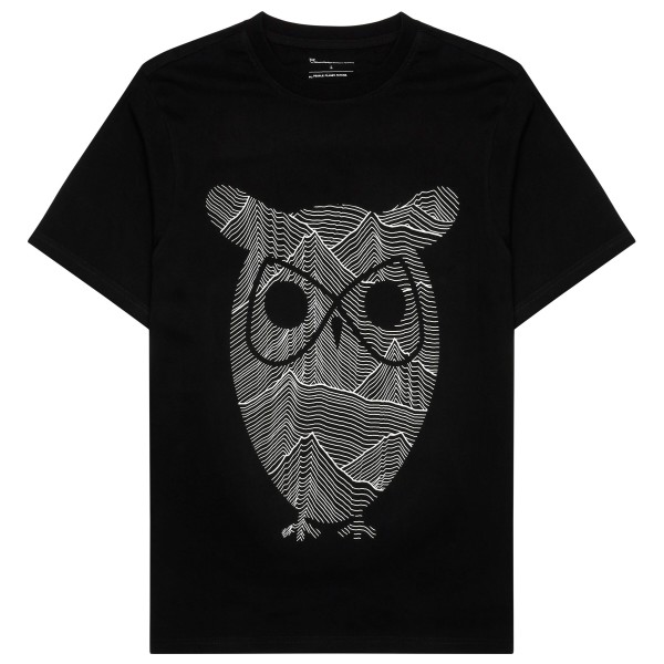 KnowledgeCotton Apparel - Regular Mountain OWL Printed - T-Shirt Gr XXL schwarz KnowledgeCotton Apparel - Regular Mountain OWL Printed - T-Shirt Gr XXL schwarz von KnowledgeCotton Apparel
