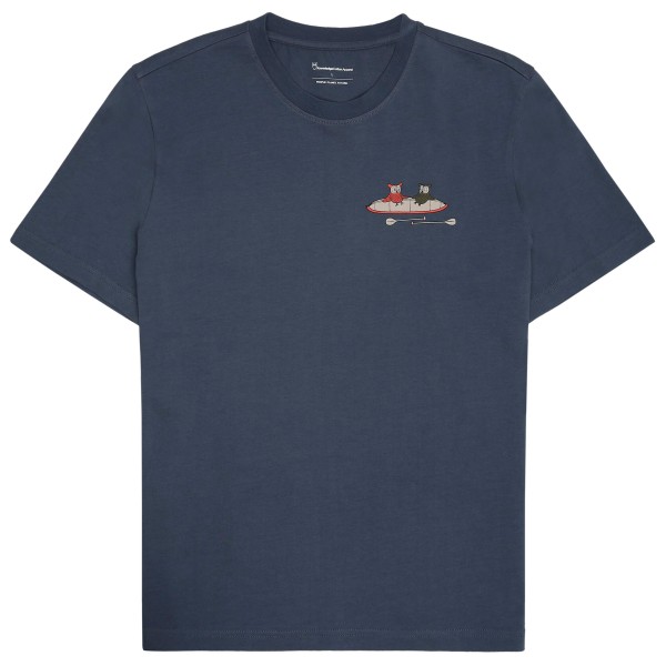 KnowledgeCotton Apparel - Regular S/S Heavy Single Printed - T-Shirt Gr L blau KnowledgeCotton Apparel - Regular S/S Heavy Single Printed - T-Shirt Gr L blau von KnowledgeCotton Apparel