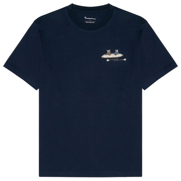 KnowledgeCotton Apparel - Regular S/S Heavy Single Printed - T-Shirt Gr M blau KnowledgeCotton Apparel - Regular S/S Heavy Single Printed - T-Shirt Gr M blau von KnowledgeCotton Apparel