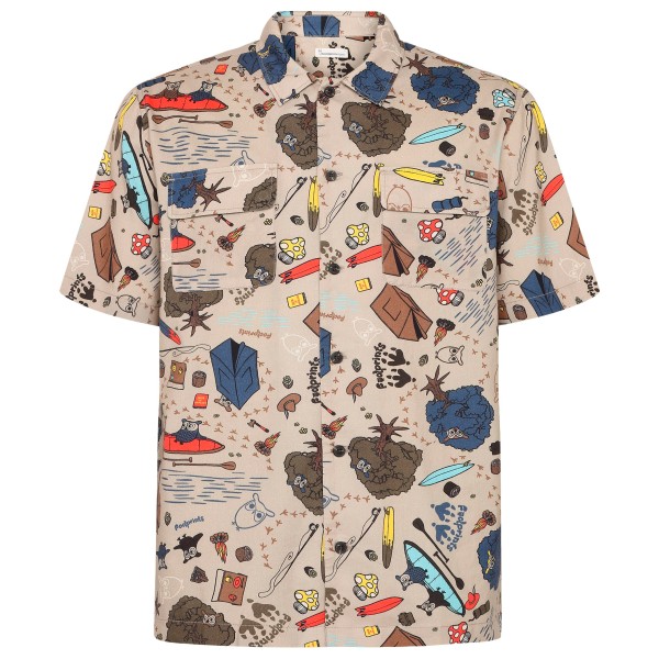 KnowledgeCotton Apparel - Regular Structured AOP S/S Shirt - Hemd Gr M beige KnowledgeCotton Apparel - Regular Structured AOP S/S Shirt - Hemd Gr M beige von KnowledgeCotton Apparel