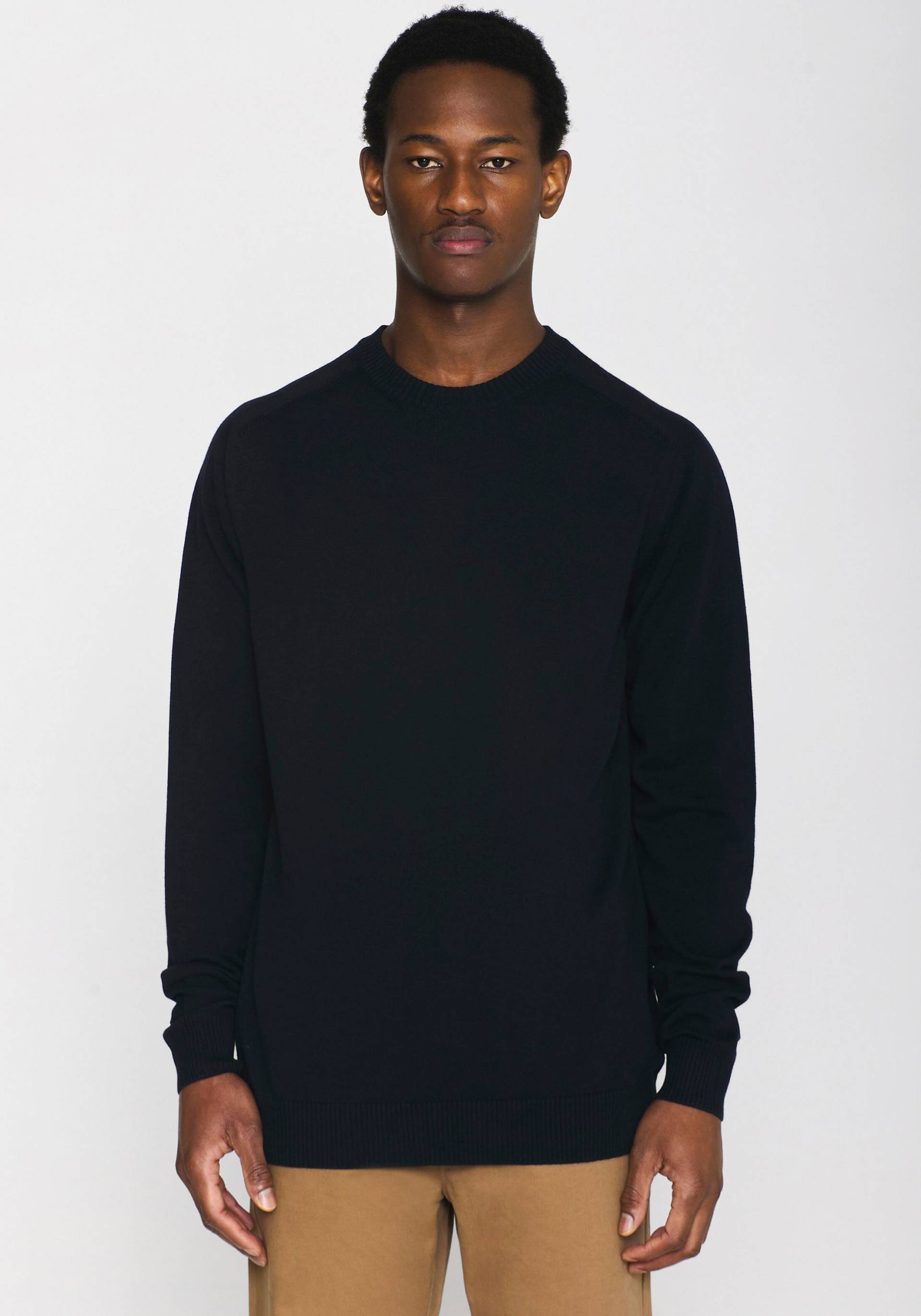 KnowledgeCotton Apparel Rundhalspullover »KARL regular«, im cleanen Look KnowledgeCotton Apparel Rundhalspullover »KARL regular«, im cleanen Look von KnowledgeCotton Apparel