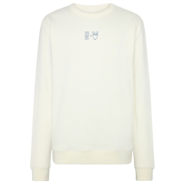 KnowledgeCotton Apparel - Water Is Life Regular Crew Sweat - Pullover Gr XL weiß von KnowledgeCotton Apparel