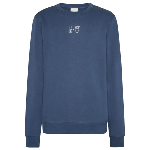 KnowledgeCotton Apparel - Water Is Life Regular Crew Sweat - Pullover Gr XXL blau von KnowledgeCotton Apparel