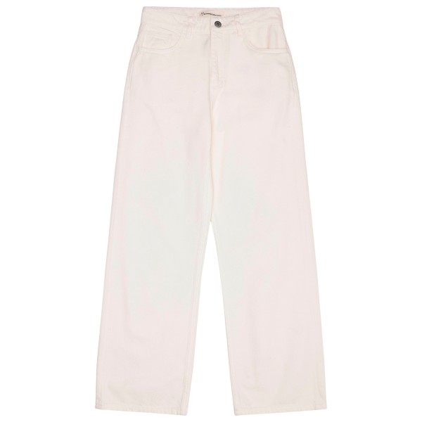 KnowledgeCotton Apparel - Women's Gale 5-Pocket Pants - Freizeithose Gr 32 - Length: 32'' weiß von KnowledgeCotton Apparel