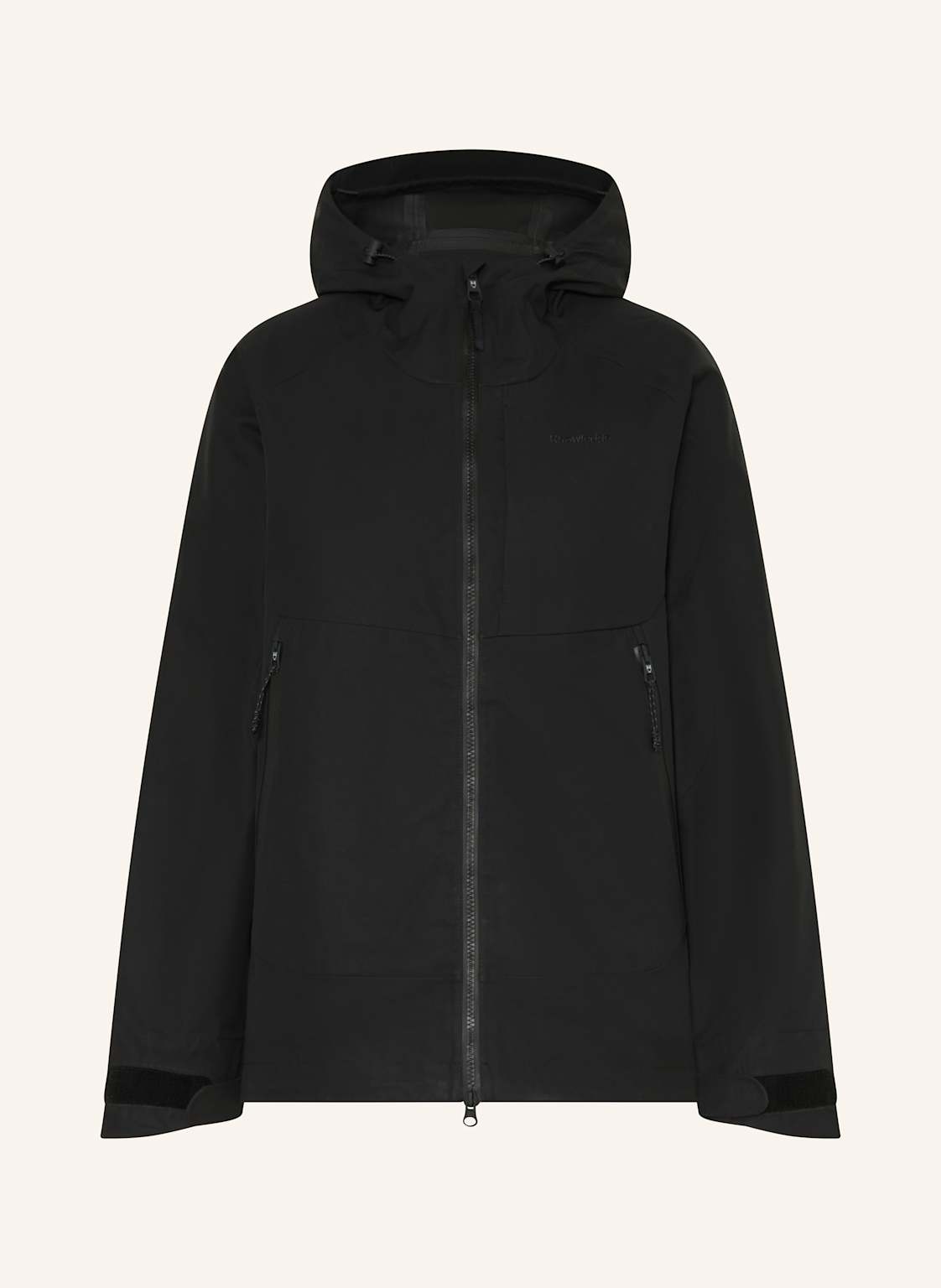 Knowledgecotton Apparel Funktionsjacke Vent Canvas 270™ schwarz von KnowledgeCotton Apparel