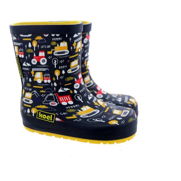 Koel - Kid's Wellie Tractor V2 - Barfussschuhe Gr 28 bunt von Koel