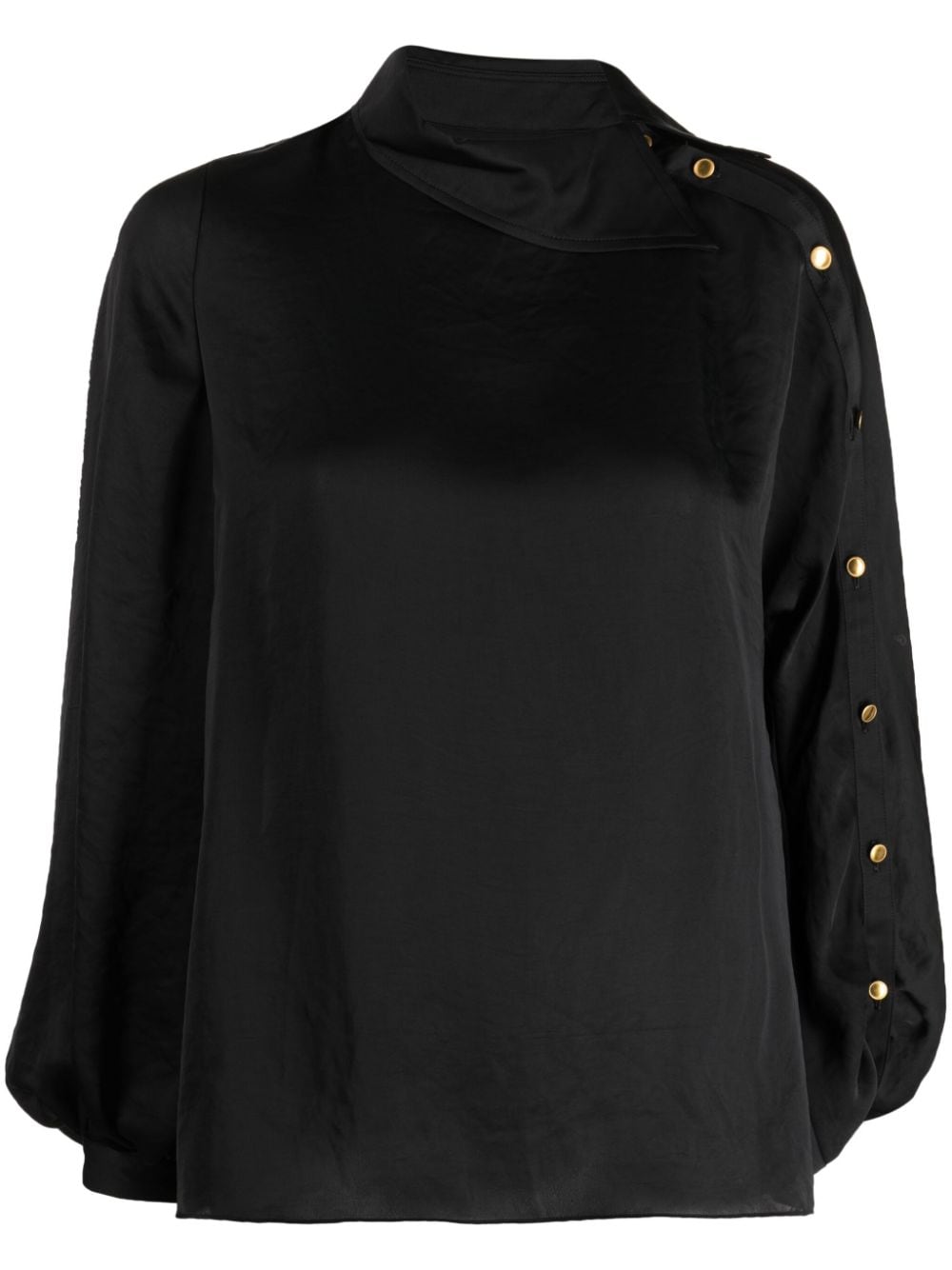 Kolor buttoned long-sleeve shirt - Black von Kolor