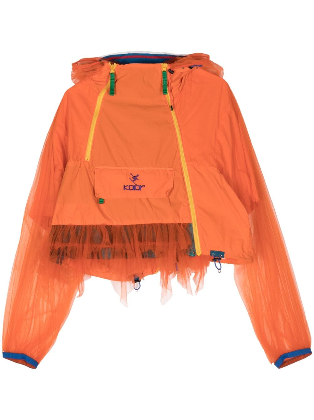Kolor tulle hooded jacket - Orange von Kolor