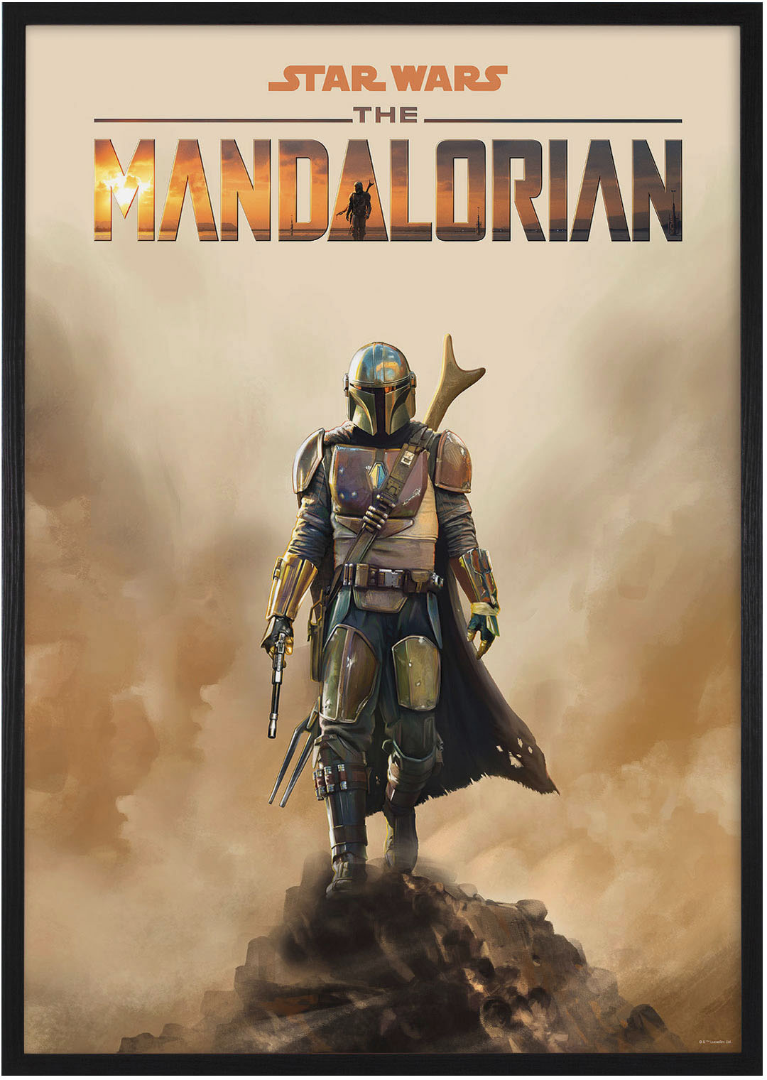 Komar Bild mit Rahmen »Mandalorian Empire« von Komar