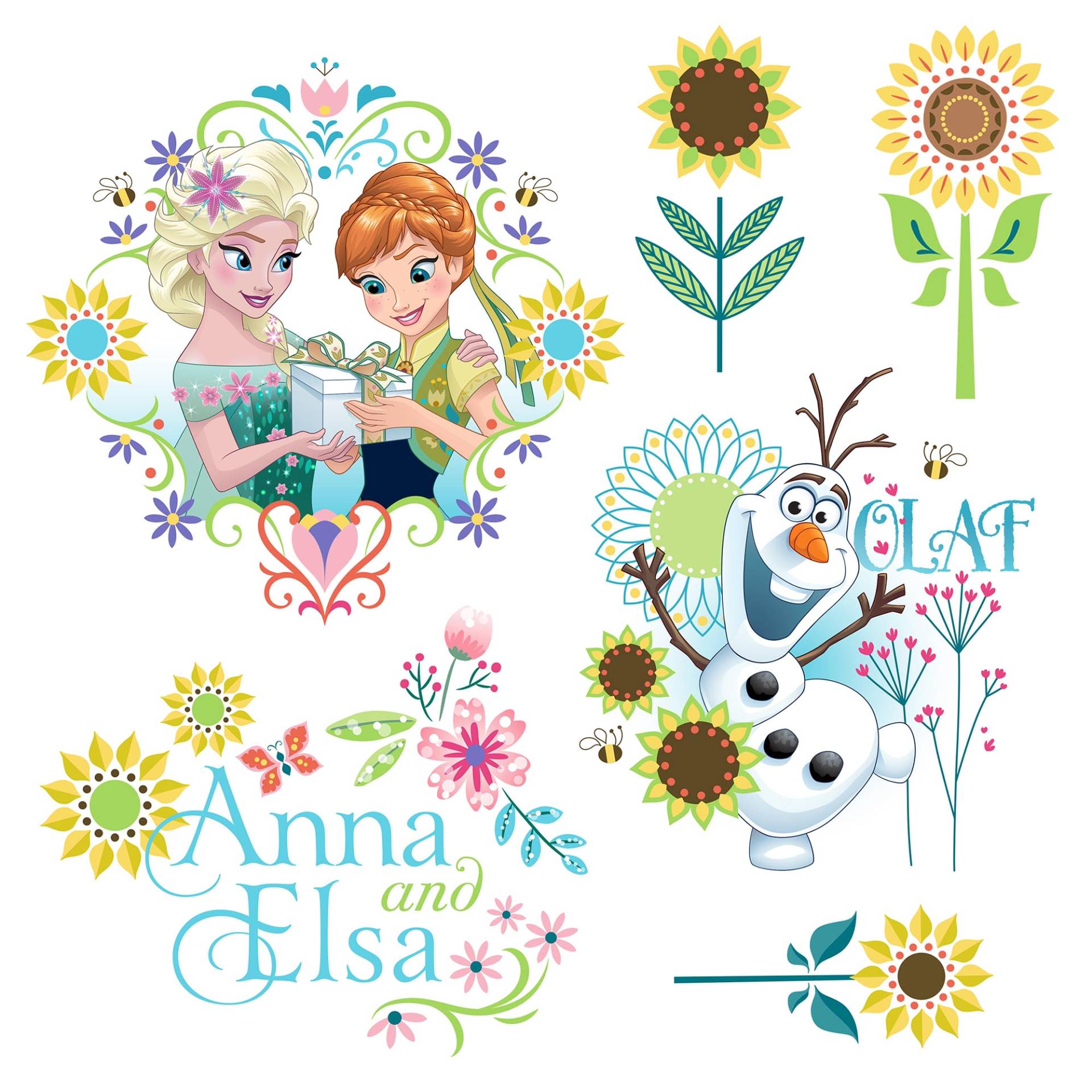 Komar Fensterbild »Disney Fenstersticker - Frozen Flower - Grösse 31 x 31 cm, 2 Bogen«, Selbsthaftende Adhäsionsfolie. Komar Fensterbild »Disney Fenstersticker - Frozen Flower - Grösse 31 x 31 cm, 2 Bogen«, Selbsthaftende Adhäsionsfolie. von Komar
