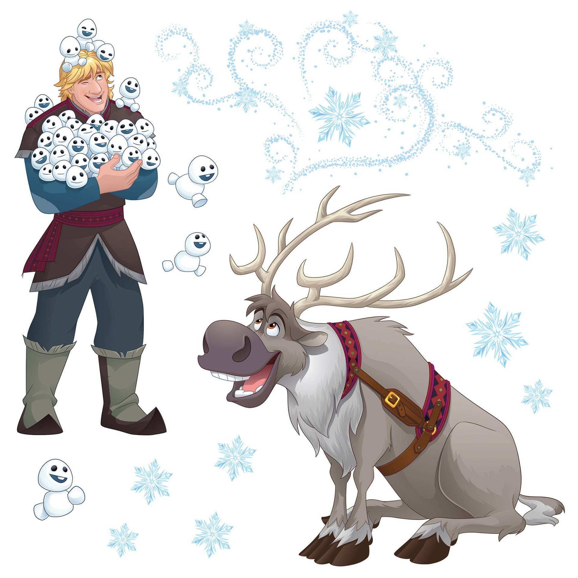 Komar Fensterbild »Disney Fenstersticker - Frozen Snowflake - Grösse 31 x 31 cm, 2 Bogen«, Selbsthaftende Adhäsionsfolie. Komar Fensterbild »Disney Fenstersticker - Frozen Snowflake - Grösse 31 x 31 cm, 2 Bogen«, Selbsthaftende Adhäsionsfolie. von Komar