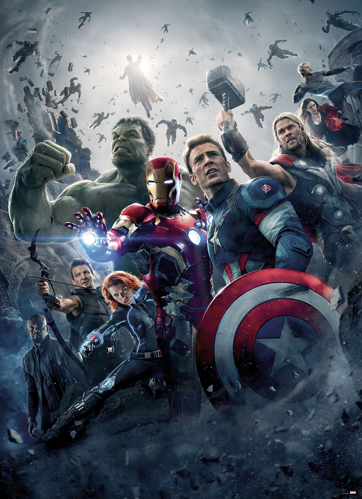 Komar Fototapete »Avengers Age of Ultron Movie Poster« von Komar